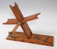 Lot 632 - A Hardy Bros. 1911 model oak and brass mounted...