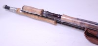 Lot 640 - A Lamiglas 10' graphite two piece trout fly...