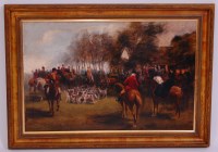 Lot 660 - Continental school, 19th century, Meeting of...
