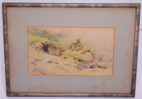 Lot 661 - George Edward Lodge (1860-1954), Rabbits...