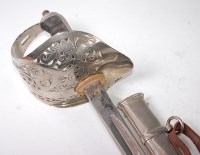 Lot 460 - A Geo. V. 1897 pattern Infantry sword, the...