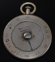 Lot 599 - A G & J Hawksley Maleham nickel cased single...