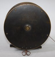 Lot 611 - A Farlows 5" brass centre pin salmon fly reel,...