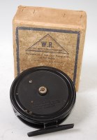 Lot 625 - A WR Products 4" alloy centre pin fly reel,...