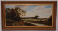 Lot 671 - English school, 19th century, two figures...