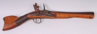 Lot 307 - A small flintlock coaching blunderbuss, having...
