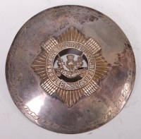 Lot 329 - A white metal plaid brooch of the Transvaal...