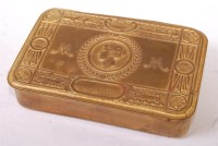 Lot 350 - A WW I Princess Mary Christmas gift tin.