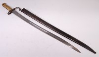 Lot 374 - A French model 1866 Chassepot bayonet, having...