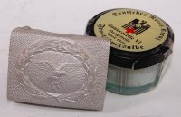 Lot 406 - A German Luftwaffe die struck alluminium belt...