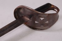 Lot 418 - A British 1885 pattern Cavalry sword, the 87cm...