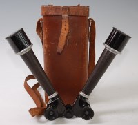 Lot 435 - A pair of Carl Zeiss trench binoculars, having...