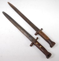 Lot 463 - A British 1888 pattern bayonet, the 28cm blade...
