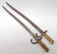 Lot 465 - A French model 1866 Chassepot bayonet, having...