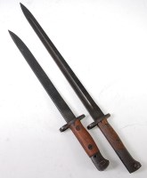 Lot 479 - A Czechoslovakian model 33/40 mauser bayonet,...