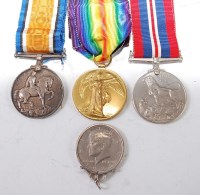 Lot 481 - A WW I British War and Victory duo, naming M2 -...