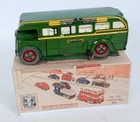 Lot 3230 - Wells Brimtoy tinplate clockwork Greenline Bus...
