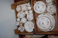Lot 651 - A Paragon bone china Victoriana Rose pattern...