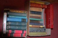 Lot 655 - Two boxes of various hardback books to include;...
