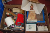 Lot 659 - Two boxes of mixed effects to include Bernard...