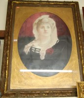 Lot 1027 - English school - Bust portrait of a maiden...