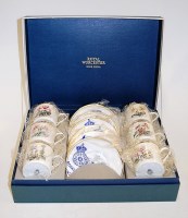 Lot 125 - A boxed Royal Worcester six piece bone china...