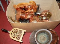 Lot 138 - A large collection of miscellaneous metalware...