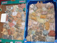 Lot 156 - Two boxes of assorted loose cottage ornaments,...