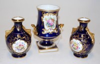 Lot 165 - A small Royal Crown Derby twin handled vase,...