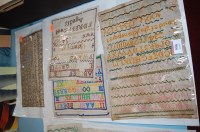 Lot 556 - Five various alphabet and number samplers...