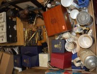 Lot 571 - Two boxes of mixed effects to include** BOXED...