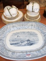 Lot 116 - A Victorian Copeland meat dish transfer...