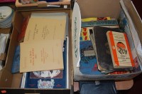 Lot 580 - Two boxes of Royal related ephemera, magazines,...