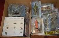 Lot 581 - Two boxes of cased aeroplane and helicopter toys