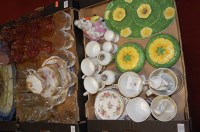 Lot 593 - Two boxes of mixed effects to include;...