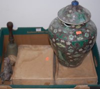 Lot 620 - A box of mixed Eastern effects to include...