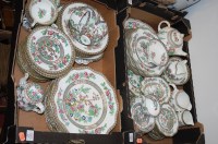 Lot 621 - Three boxes of various Coalport **Indian...