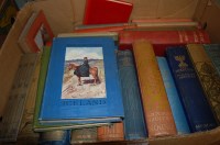 Lot 627 - A box of various hardback books to include;...