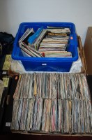 Lot 636 - Two boxes of various 45rpm records
