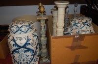 Lot 642 - A collection of painted decorative effects to...