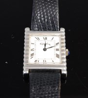 Lot 434 - A contemporary Roy King silver dress watch...