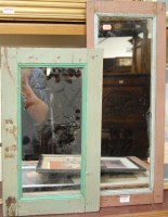 Lot 1037 - Four various painted and distressed wooden...