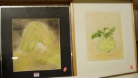 Lot 1050 - Daphne Reynolds - Still life, watercolour; and...