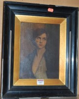 Lot 1097 - A late 19th century portrait oleograph, 24.5 x...