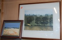 Lot 1101 - Assorted pictures and prints to include;...