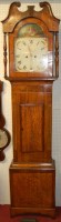 Lot 1125 - A circa 1800 oak and mahogany cross banded...