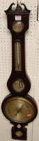 Lot 1129 - An early 19th century mahogany four dial wheel...