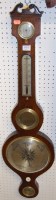 Lot 1134 - An early 19th century rosewood four dial wheel...