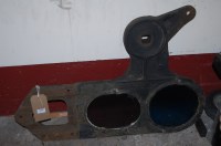 Lot 1149 - A cast iron railway arm signal