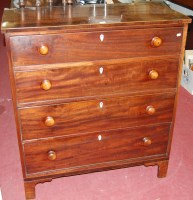 Lot 1174 - A 19th century mahogany and satinwood strung...